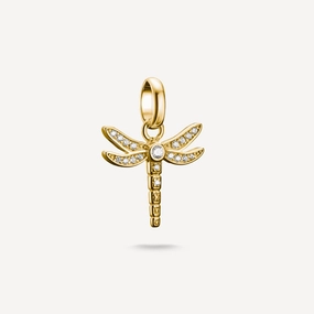 Thomas Sabo Gold Plated Dragonfly Connect Charm