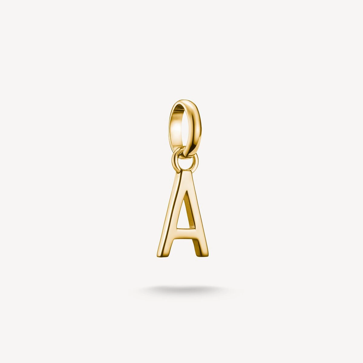 Thomas Sabo Gold Plated Letter A Connect Charm