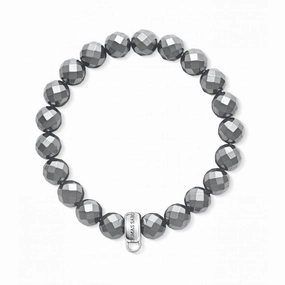 Thomas Sabo Haematite Grey Charm Bracelet