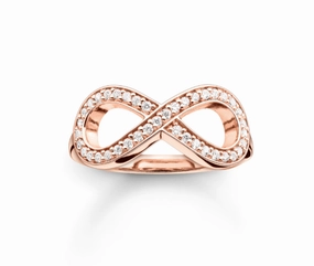 Thomas Sabo Infinity Ring Rose