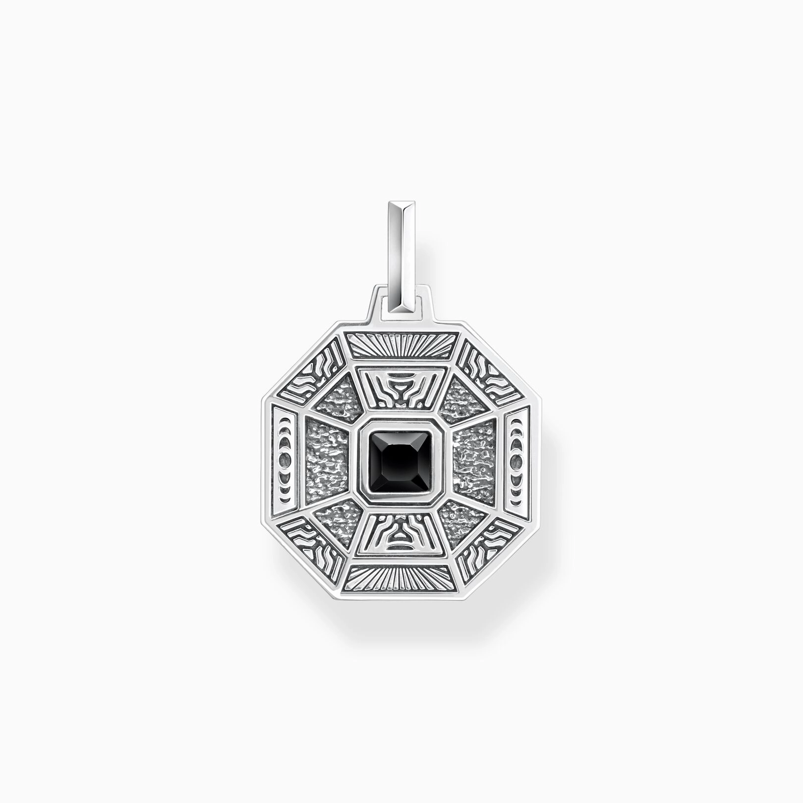Thomas Sabo Lucky Charm Silver and Black Onyx Pendant
