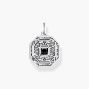 Thomas Sabo Lucky Charm Silver and Black Onyx Pendant
