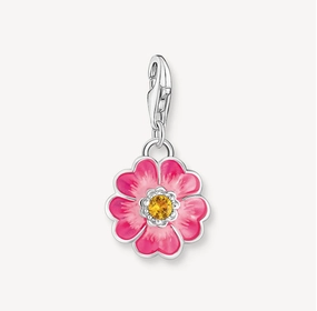 Thomas Sabo Pink Flower Charm