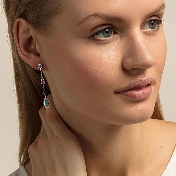 Thomas Sabo Riviera Colours Drop Earrings