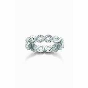 Thomas Sabo Silver Infinity Diamond Ring