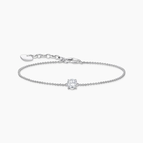 Thomas Sabo Sterling Silver Circle White Zirconia Bracelet