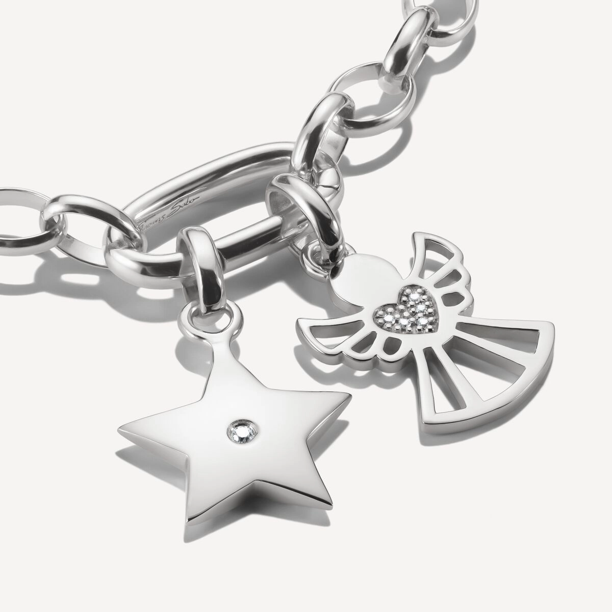 Thomas Sabo Sterling Silver Guardian of Love Connect Charm
