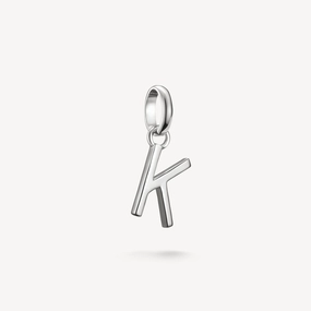 Thomas Sabo Sterling Silver Letter K Connect Charm