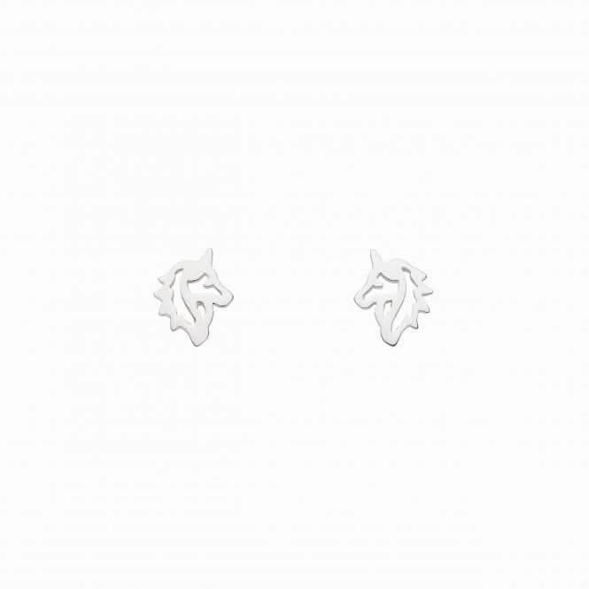 Unicorn Head Stud Earrings 4472HP