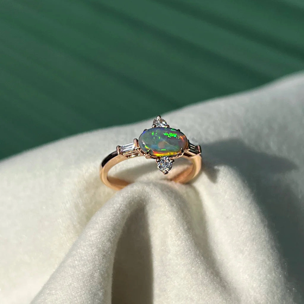 Viola Opal Ring