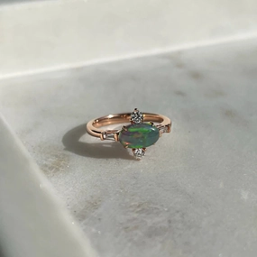 Viola Opal Ring