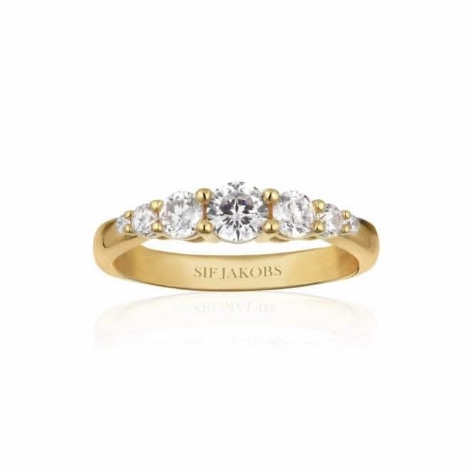 White Zirconia Belluno Ring SJ-R42126-CZ-SG