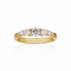 White Zirconia Belluno Ring SJ-R42126-CZ-SG