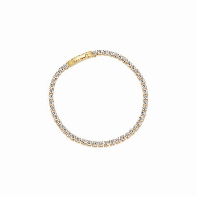 White Zirconia Ellera Grande Bracelet SJ-B2870-CZ-YG