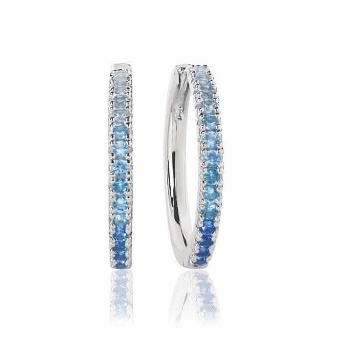 White Zirconia Ellera Grande Earrings SJ-E2869-GBL