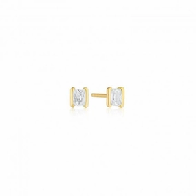 White Zirconia Roccanova Piccolo Earrings SJ-E42250-CZ-YG