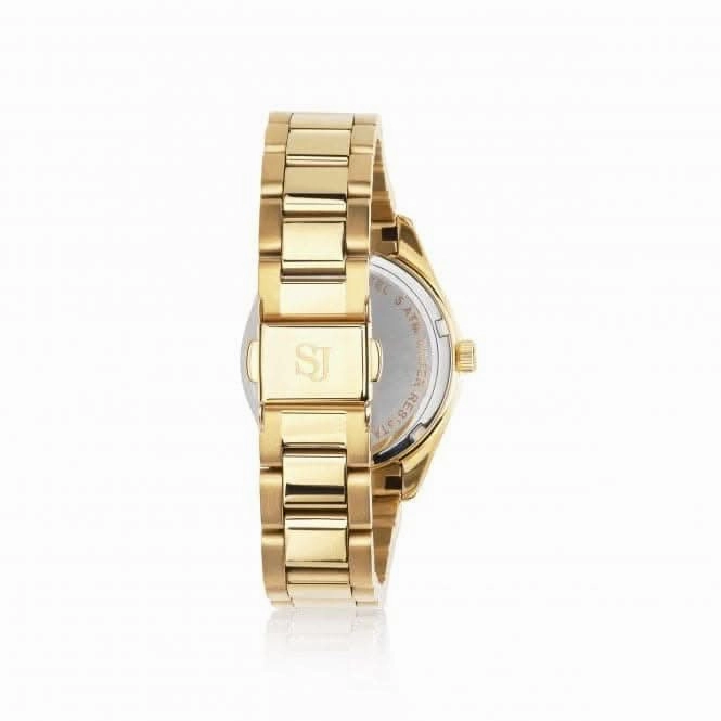 White Zirconia Valeria Watch SJ-W1046-CZ-YG