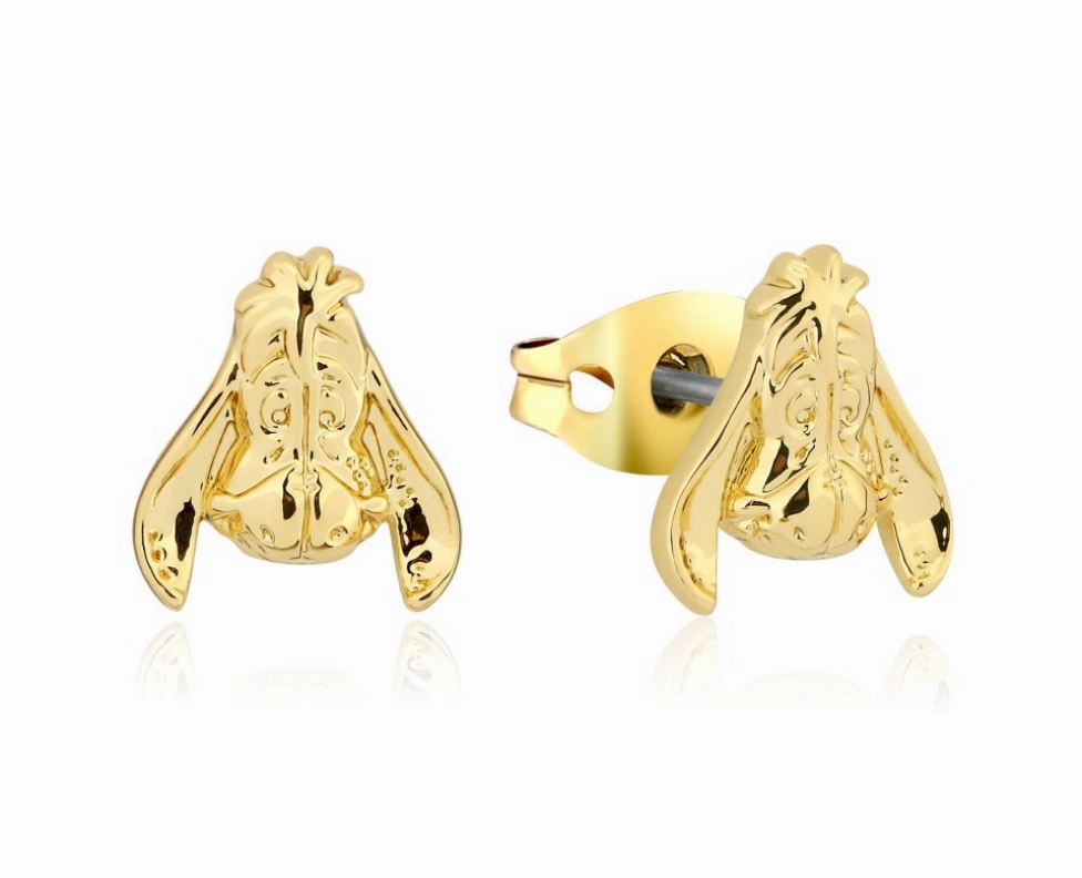 Winnie the Pooh - Eeyore - Gold Neckace & Earrings