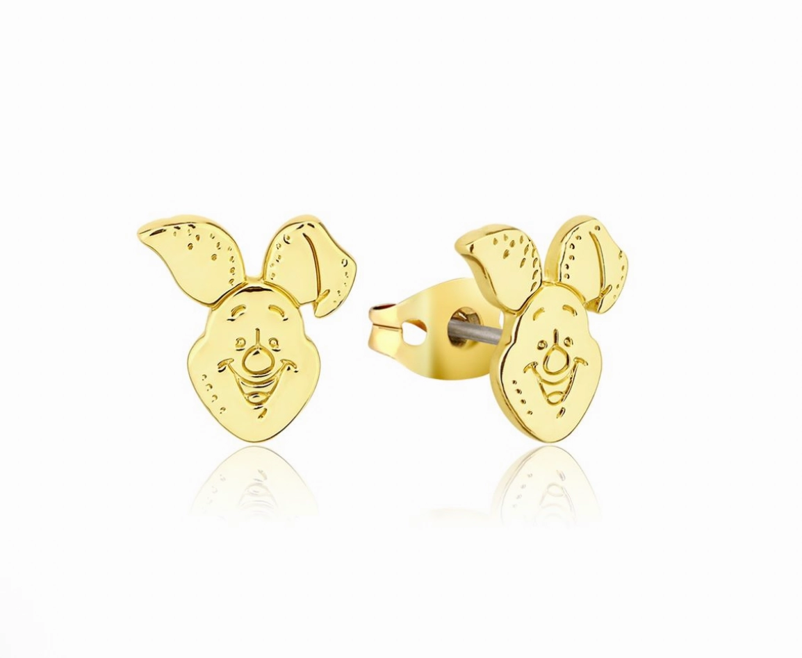 Winnie the Pooh - Piglet - Gold Neckace & Earrings