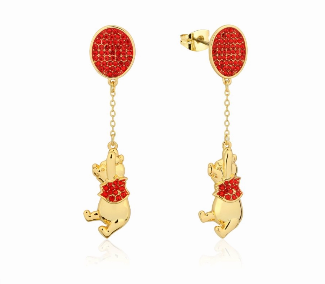 Winnie the Pooh-  Winnie Drops - Gold Necklace & Earrings