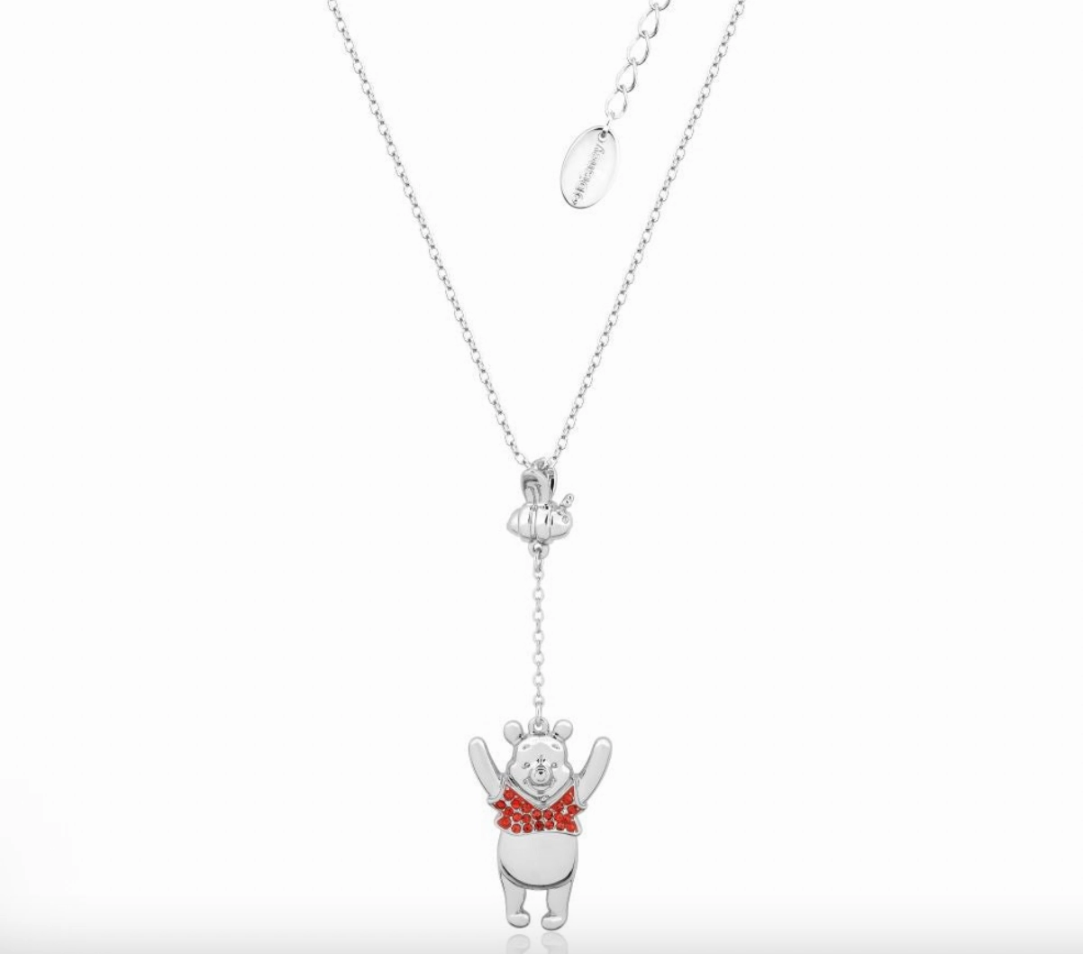 Winnie the Pooh-  Winnie Drops - Silver Necklace & Earrings