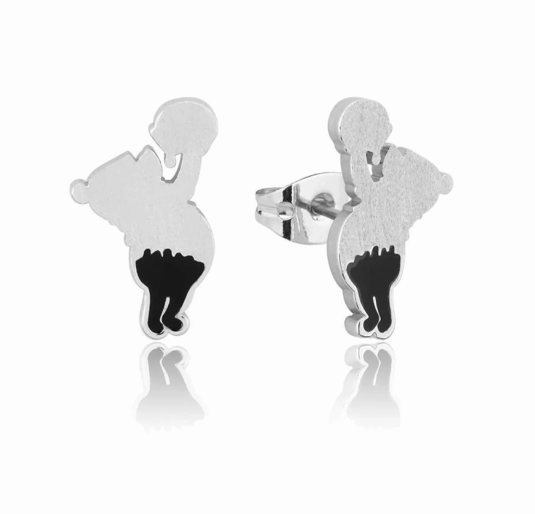 Winnie the Pooh Hunny Drip Stud Earrings - Gold & Silver Stud Earring